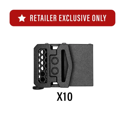 KORE BUCKLE X10 SERIES GUN BLACK 1.5"