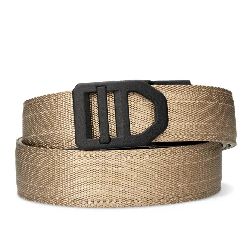 KORE TACTICAL X5 NYLON GUN BELT 1.5" TAN 499  24"-54"