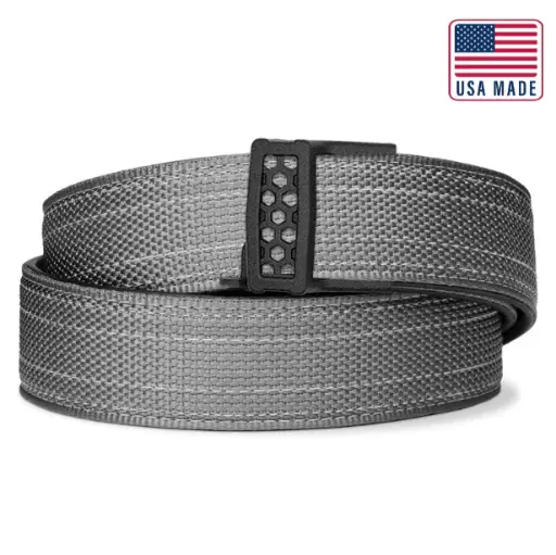 KORE TACTICAL X11 NYLON GUN BELT 1.5" GRAY  24"-54"