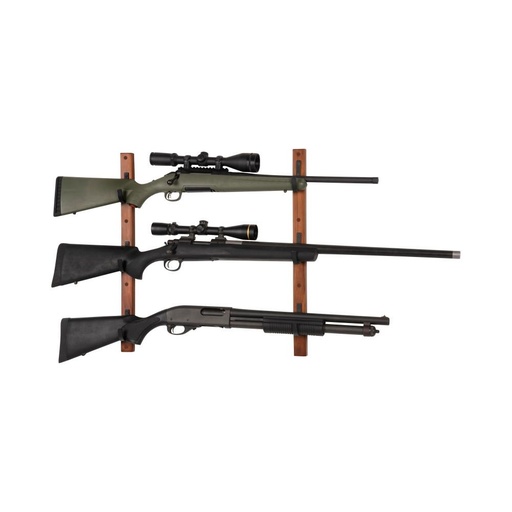 [5656] ESTANTERIA DE MADERA PARA ARMAS DE 3 ESPACIOS / GUN COLLECTOR 3 PLACE