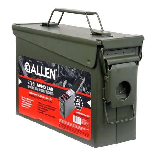 [5930] CAJA METALICA ALLEN PARA MUNICIONES .30 CAL