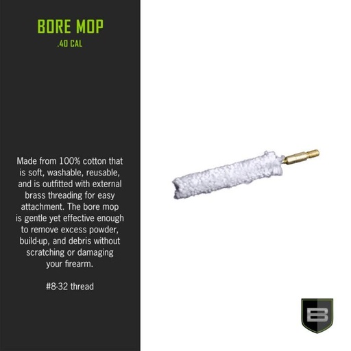 [BT-40BM] BORE MOP .40 CAL / 10MM