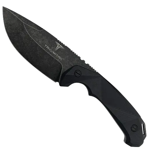[TKF212SW] D2 FIXED BLADE, G10 HANDLE, KYDEX SHEALTH W/ MOLLE CLIP 8.75"