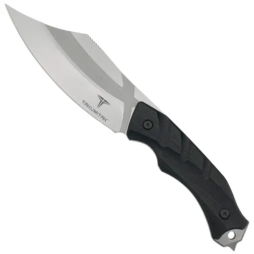 [TKF210SL] D2 FIXED BLADE, G10 HANDLE, KYDEX SHEATH W/MOLLE CLIP 10"