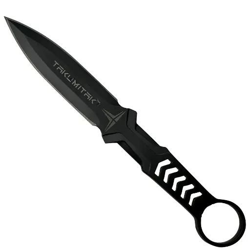 [TKF302] 3CR13 FIXED BLADE, FRN HANDLE, FRN SHEATH W/MOLLE CLIP 9"